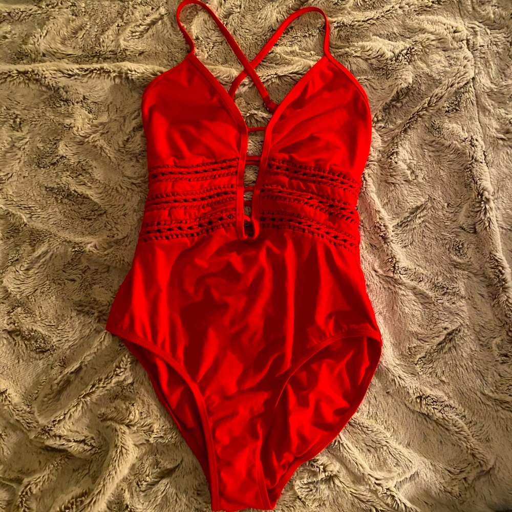 One piece bathing suit